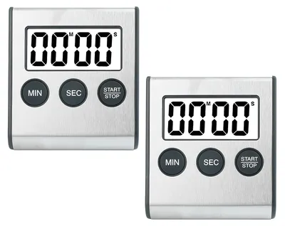 Produktbild von 2 digitale Küchenuhren mit Magnet und LCD-Display