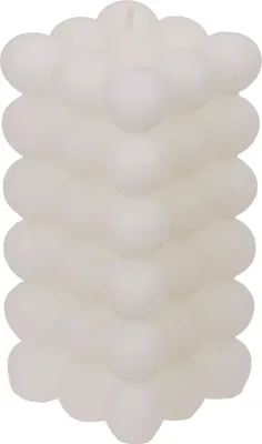 Produktbild von Bubble Kerze Weiß 6 x 12 cm