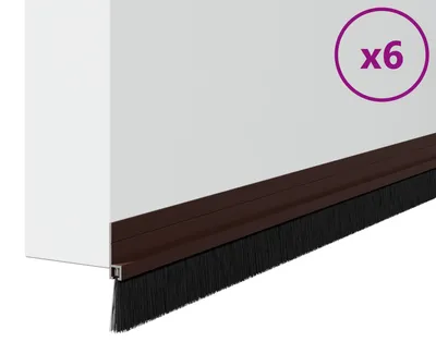 Obrázok produktu pre vidaXL Samolepiace tesnenia dverí 6 ks hnedé 100 cm