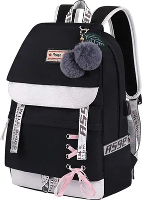 Image de Sac à dos scolaire Famanu : Design ergonomique, résistant à l'eau, en nylon, et à la mode