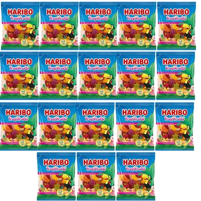 Produktbild von Tropifrutti Mix Gummibärchen 175 g – Haribo 18x