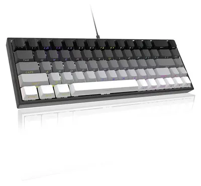 Immagine prodotto di Tastiera da gaming, meccanica con 68 tasti, interruttori blu e illuminazione RGB