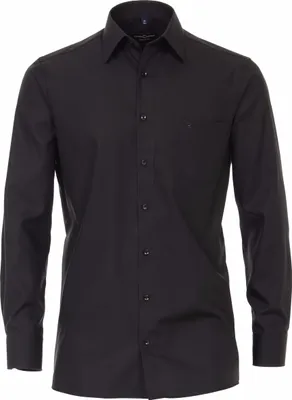 Produktbild von CASAMODA Herren Businesshemd 72er Langarm Kent Comfort-Fit Schwarz 41