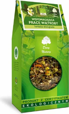 HERBATKA WSPOMAGAJĄCA PRACĘ WĄTROBY BIO 200 g - DARY NATURY