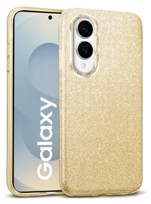 Immagine prodotto di Custodia del telefono cellulare per Samsung Galaxy S25 Edge caso glitter copertura TPU protettiva, oro