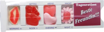 Immagine prodotto di Scatola di compresse del miglior amico con gelatina di frutta 25g