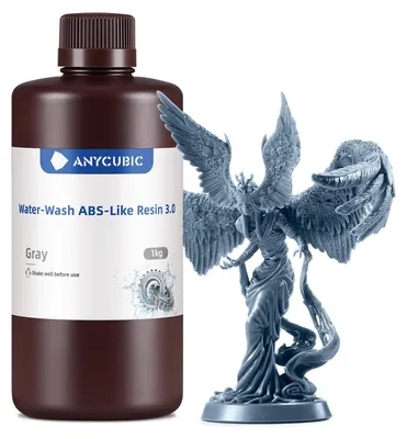 Wasserwaschbares ABS-Like 3.0 Harz, grau, 1 kg, für 3D-Drucker