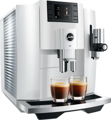 Produktbild von JURA VG! Kaffeevollautomat 2T. P.E.P. Milchsyst.HP3 Disp piano-ws E8 PIANO WHITE EB