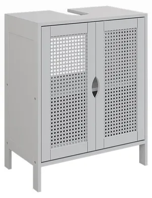 Zdjęcie produktu dla Szafka pod umywalkę Vicco Liora Biały 48 x 60 cm z 2 drzwiami, Model 58566