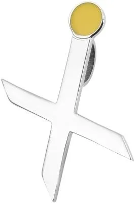 Produktbild von Gooix Edelstahlanhänger, silberfarbig