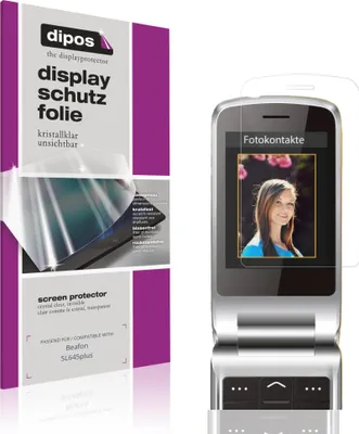 Produktbild von 4x Schutzfolie für Beafon SL645plus klar Displayschutzfolie Folie Display Schutz dipos