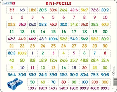 Produktbild von Larsen Puzzle - Divi (Division) 58-tlg.