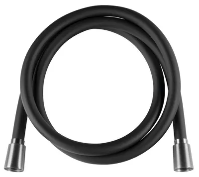 Produktbild von NOPEL Plastik-Duschschlauch, 150cm, Schwarz matt