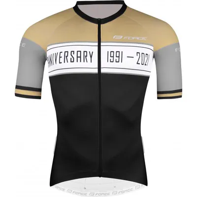 Produktbild von Force Anniversary Trikot Herren kurz schwarz und gold größe L 9001192-L