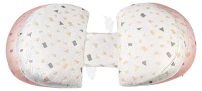 Obrázek produktu pro Těhotenské polštáře, nastavitelný dvojitý klín, ergonomická opora, BÍLÁ
