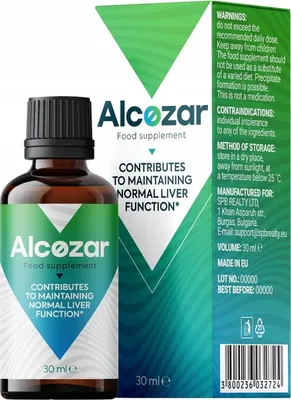 Obrázok produktu pre Alcozar - prírodná podpora v boji proti závislosti od alkoholu 30 ml