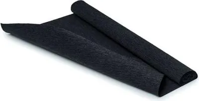Obrázok produktu pre Dekoratívna krepová papierová rolka, hrubá, čierna, 50 cm/2 m