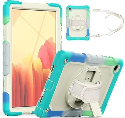 Immagine prodotto di Custodia per Samsung Galaxy Tab A 8.0" con tracolla verde