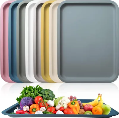 Produktbild von Dienbladen Set von 8 - Antislip - Vielseitig - PP-Kunststoff