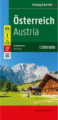 Produktbild von Österreich, Straßenkarte 1:300.000, freytag & berndt