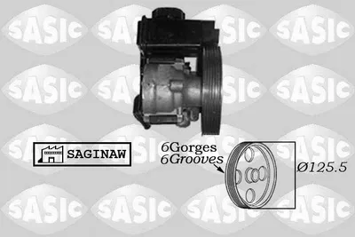Produktbild von SASIC 7070012 Servolenkung Pumpe Servopumpe für CITROËN Berlingo / Berlingo First (MF, GJK, GFK) Hydraulisch