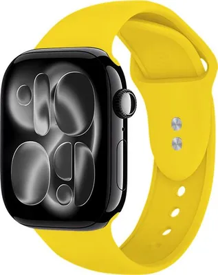Obrázek produktu pro Crong Liquid - Řemínek pro Apple Watch 38/40/41/42 mm (žlutý)
