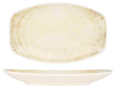 Productafbeelding van Kütahya Porselein Serveerschaal - Kaneel - Porselein - 19x11 cm