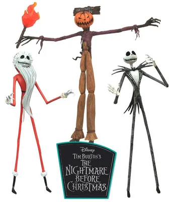 Image de DIAMOND SELECT - Zestaw 3 Figurek Disney Nightmare Before Christmas 18cm