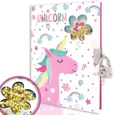Produktbild von Famanu Tagebuch mit Schloss - Notizbuch mit Premium Papier - Dinosaurus Design