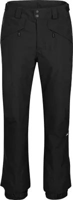A pair of black ski pants.