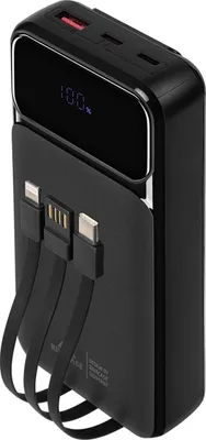 Produktbild von Rivacase VA2221, 20000 mAh, Lithium Polymer (LiPo), Power Delivery 3.0, Quick Charge 3.0, 22,5 W, Schwarz