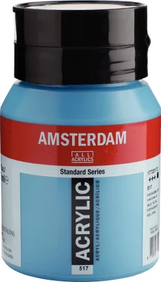 Obrázek produktu pro Amsterdam Standard, 500 ml, Modrá, Láhev, Voděodolný
