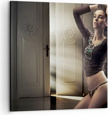 Produktbild von Bild auf Leinwand - Leinwandbild - Schönheit Club Kosmetik Disco - 60x60cm - Wand Bild - Wanddeko - Leinwanddruck - Bilder - Kunstdruck - Wanddekoration - Leinwand bilder - Wandkunst - AC60x60-2141