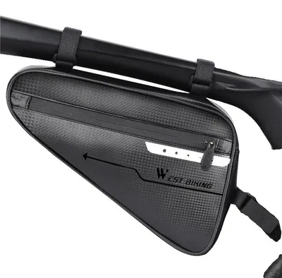 Immagine prodotto di Borsa da bicicletta triangolare, resistente alla pioggia, leggera, impermeabile, 3 litri A