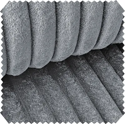 Produktbild von novely® TILLEN Weicher Polsterstoff in Breitcord-Optik - Kuschelweicher Möbelstoff - Reißfester Bezugsstoff - Pflegeleichte Meterware 1 lfm - Farbe: 85 Graphit
