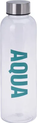 Image de Gourde Excellent Houseware, en plastique, 6,5 x 21 cm, 500 ml, turquoise