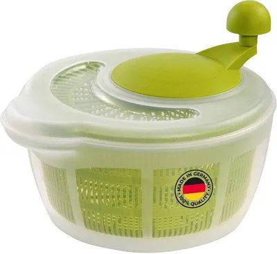 Produktbild von Famanu Salatschleuder 5 Liter Kapazität - Transparent Grün
