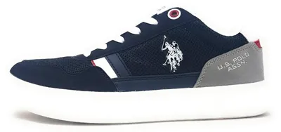 Immagine prodotto di Scarpe da uomo US Polo, sneakers basse, colore blu, adatte al tempo libero