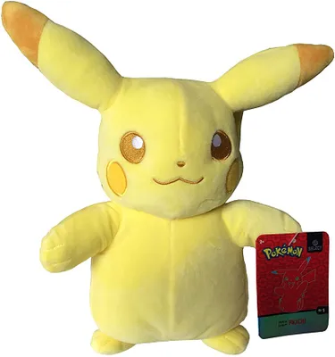 Obrázok produktu pre Pokemon Monochrom Plüschfigur (20cm) Pikachu Glumanda Schiggy Bisasam Pikachu