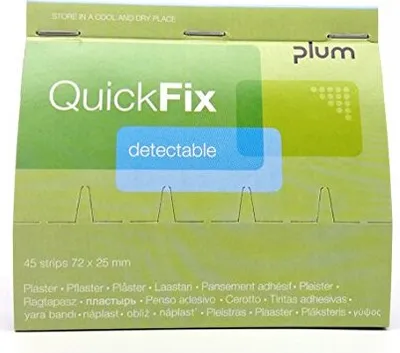 Produktbild von Plum Nachfüllpackung QuickFix m. 45 Pflaster., blau