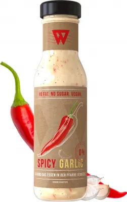 Produktbild von XAXX HC WunderSauce Spicy Garlic, zuckerfreie Sauce, 250 ml