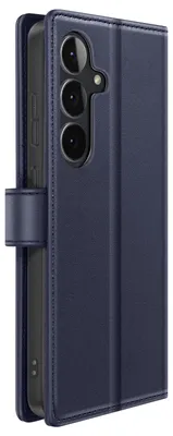Image de Mayaxess, étui 2 en 1 avec coque amovible et support pour Galaxy S25 FE, bleu nuit