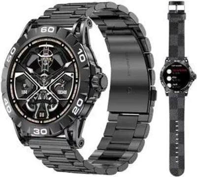 Produktbild von 2026 Smartwatch Herren Schwarz mit HD-Display, Herzfrequenz, SpO₂, Schlaftracking, EKG, Fitnessuhr, 21 Sportmodi, Bluetooth-Anrufe (Schwarz)