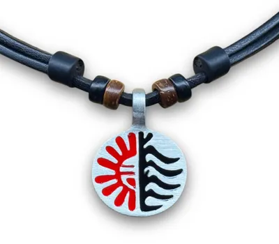Produktbild von HANA LIMA Halskette Surferkette Tribalkette Lederkette Herrenkette Damenkette Me