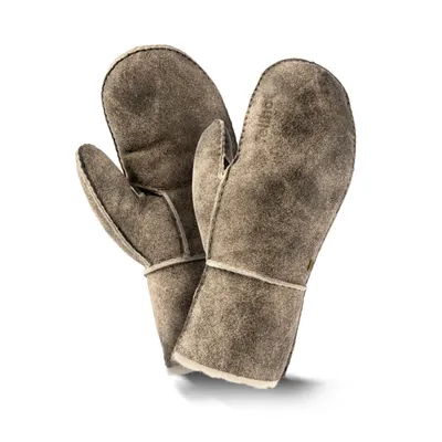Produktbild von Fellhof Fäustlinge Handschuhe Lammfell Leder 9 retroTrend Uni