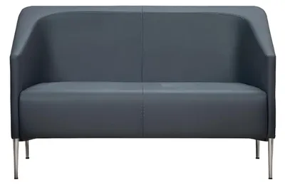Produktbild von Sofa 2 Sitzer Stoff Design Couch Polster Büromöbel Sofas Textil Modern