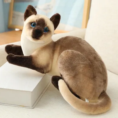 Produktbild von Katze Kuscheltier - 25 cm Plüschtier süßes Stofftier