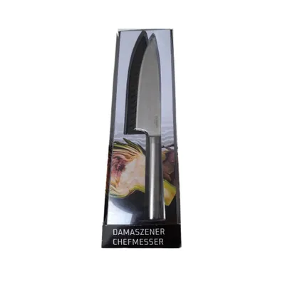 Produktbild von Damaszener Chefmesser, Kochmesser, 20 cm Klinge, aus Damaststahl