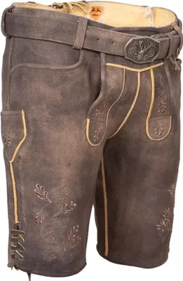 Produktbild von Lederhose Urdorf Hirschleder grau 54
