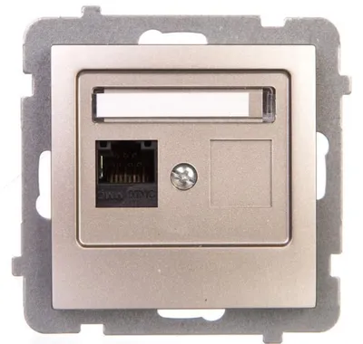 Zdjęcie produktu dla Ospel GPK-1G/K/m/45, Stal satynowa, IP20, 71 mm, 33 mm, 71 mm, 58,5 g